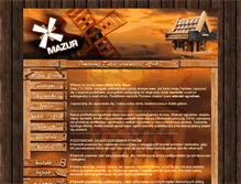Tablet Screenshot of mazur2007.pl